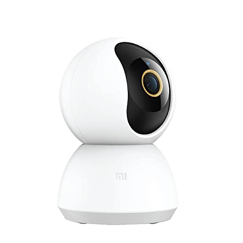 Xiaomi - Mi 360° Home Security Camera 2K, Resolución 2K -Detección Humana con IA -Lente 6P -Abertura F1.4, Color Blanco